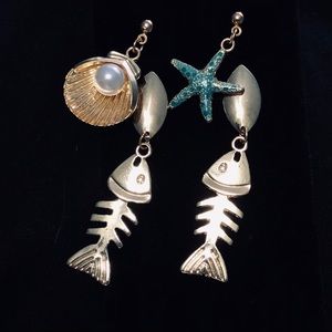 Bundle of 4 mix & match boho sea life earrings